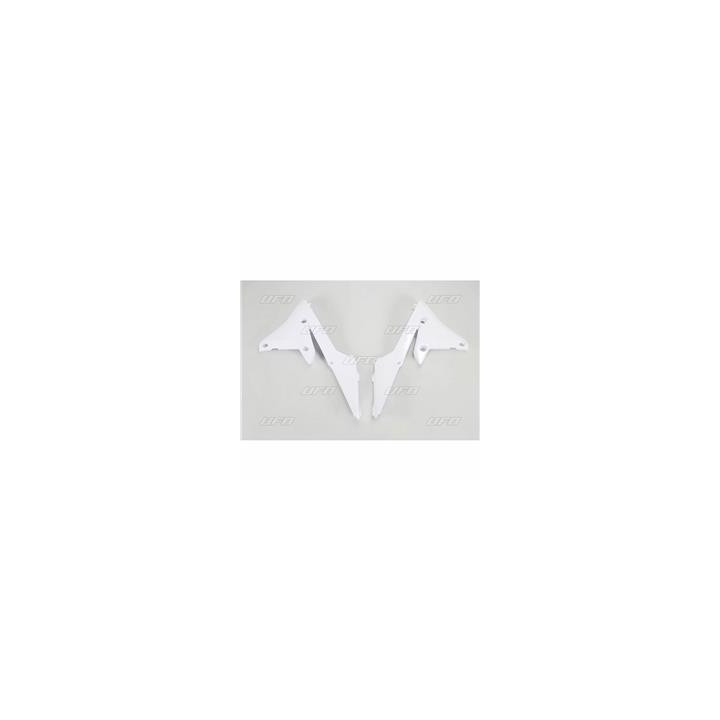 Ouïes de radiateur UFO blanc Yamaha YZ250F/450F | Oxmoto