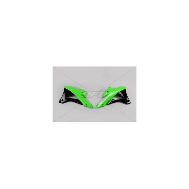Ouïes de radiateur UFO couleur origine 2014 Kawasaki KX85