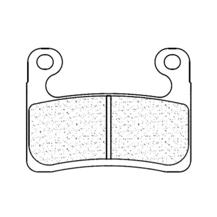 Plaquettes de frein CL BRAKES Racing métal fritté - 1257C60