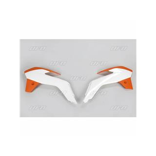 Ouïes de radiateur UFO couleur origine 2015 orange/blanc KTM sx85
