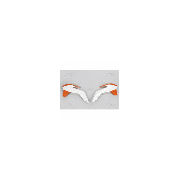 Ouïes de radiateur UFO couleur origine 2015 orange/blanc KTM sx85