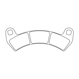 Plaquettes de frein CL BRAKES Quad métal fritté - 1247ATV1