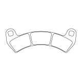 Plaquettes de frein CL BRAKES Quad métal fritté - 1247ATV1