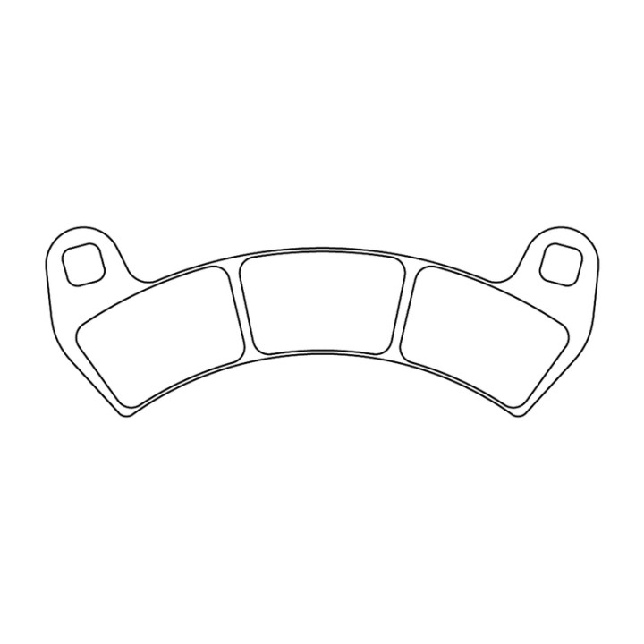 Plaquettes de frein CL BRAKES Quad métal fritté - 1247ATV1