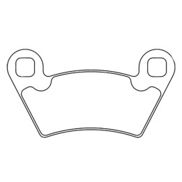 Plaquettes de frein CL BRAKES Quad métal fritté - 1230ATV1