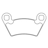Plaquettes de frein CL BRAKES Quad métal fritté - 1230ATV1