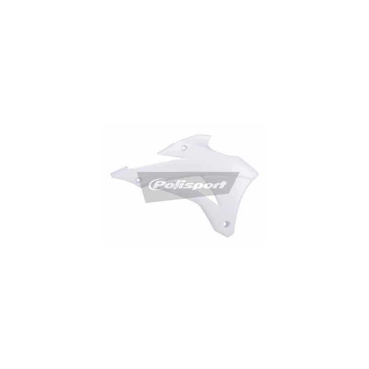 Ouïes de radiateur Polisport blanc Kawasaki KX85/KX100