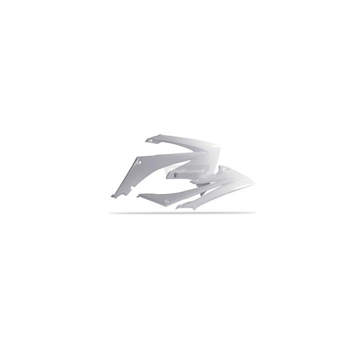 Ouïes de radiateur Polisport blanc Honda crf250r/crf450r