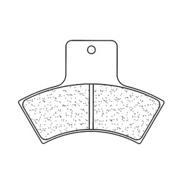 Plaquettes de frein CL BRAKES Quad métal fritté - 2925ATV1