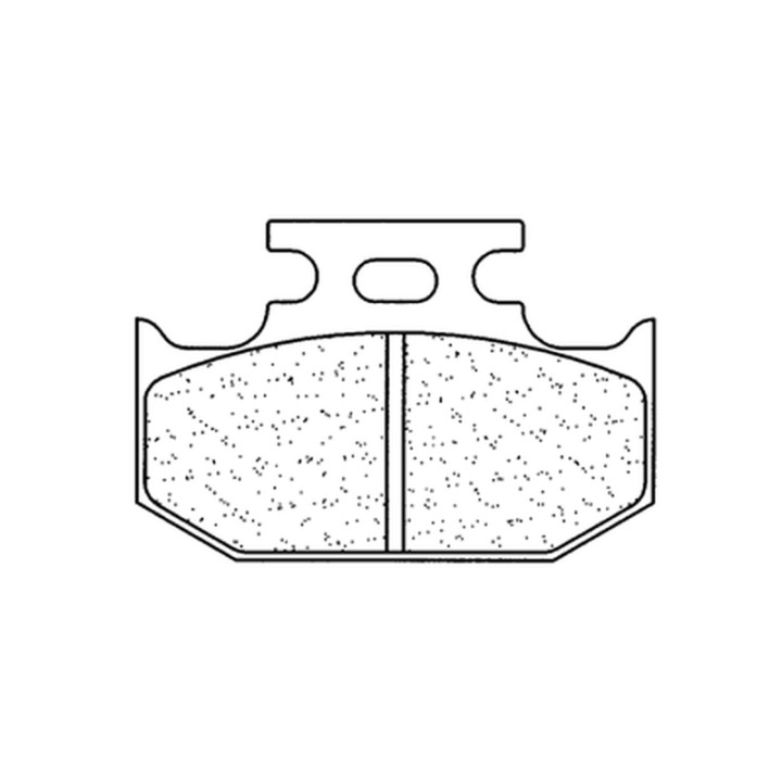 Plaquettes de frein CL BRAKES Quad métal fritté - 2923ATV1