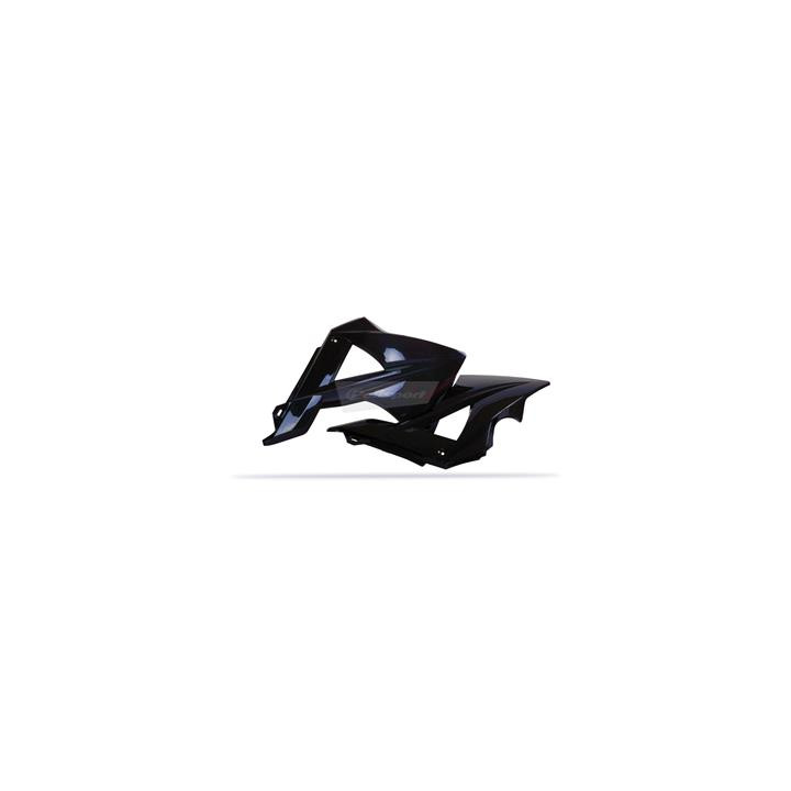Ouïes de radiateur Polisport noir Gas Gas | Oxmoto