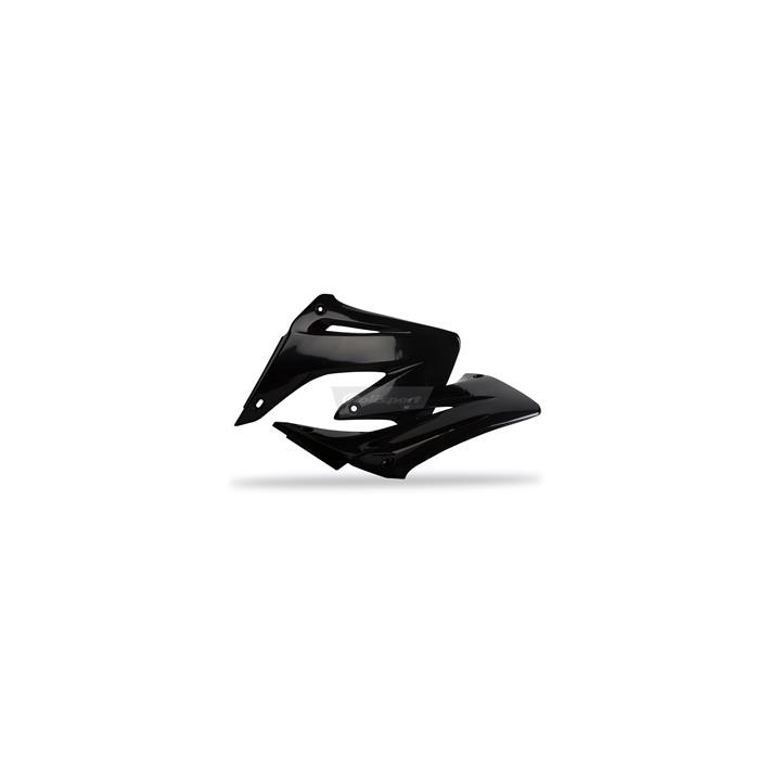Ouïes de radiateur Polisport noir Honda CRF250R/CRF450R