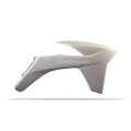 Ouïes de radiateur Polisport blanc KTM 1086352001 | Oxmoto