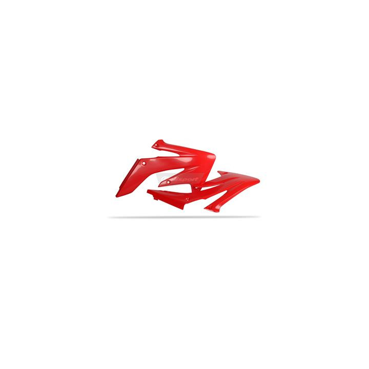 Ouïes de radiateur Polisport rouge Honda crf250r | Oxmoto