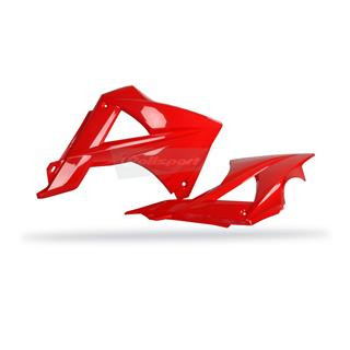 Ouïes de radiateur Polisport rouge gas gas | Oxmoto