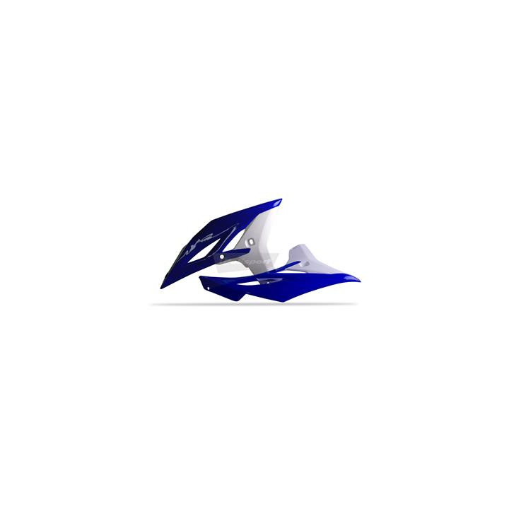 Ouïes de radiateur Polisport couleur origine 11-12 bleu/blanc Yamaha yz250f/wr450f