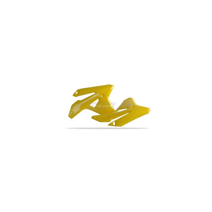 Ouïes de radiateur Polisport jaune Suzuki rm-z450 | Oxmoto
