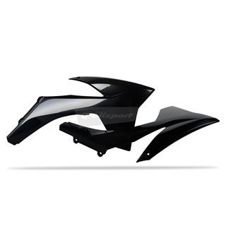 Ouïes de radiateur Polisport noir KTM 1086299003 | Oxmoto