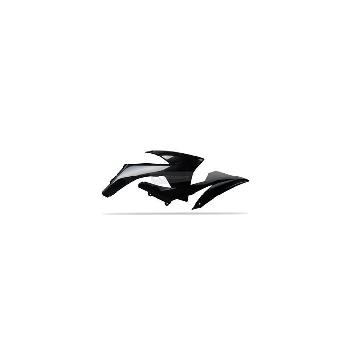 Ouïes de radiateur Polisport noir KTM 1086299003 | Oxmoto