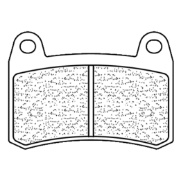 Plaquettes de frein CL BRAKES route métal fritté - 1274A3+