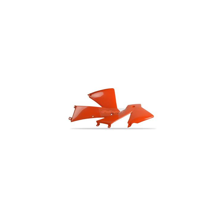 Ouïes de radiateur Polisport orange KTM 8422000003 | Oxmoto