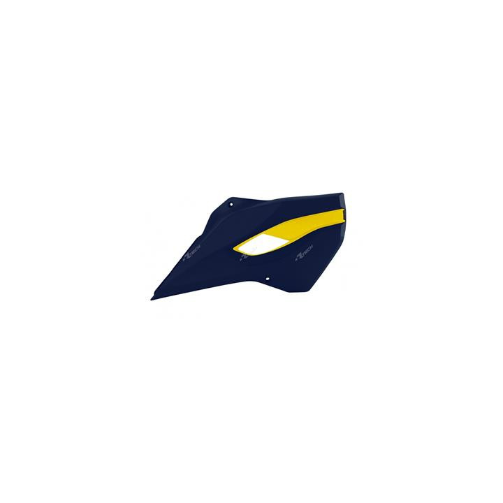 Ouïes de radiateur Racetech couleur origine bleu/jaune Husqvarna