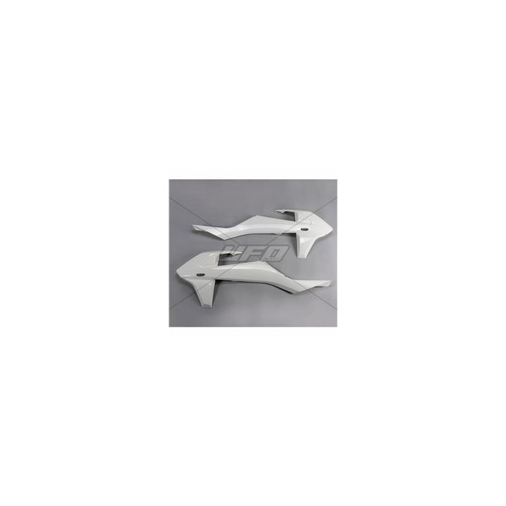 Ouïes de radiateur UFO blanc KTM KT04061#047 | Oxmoto
