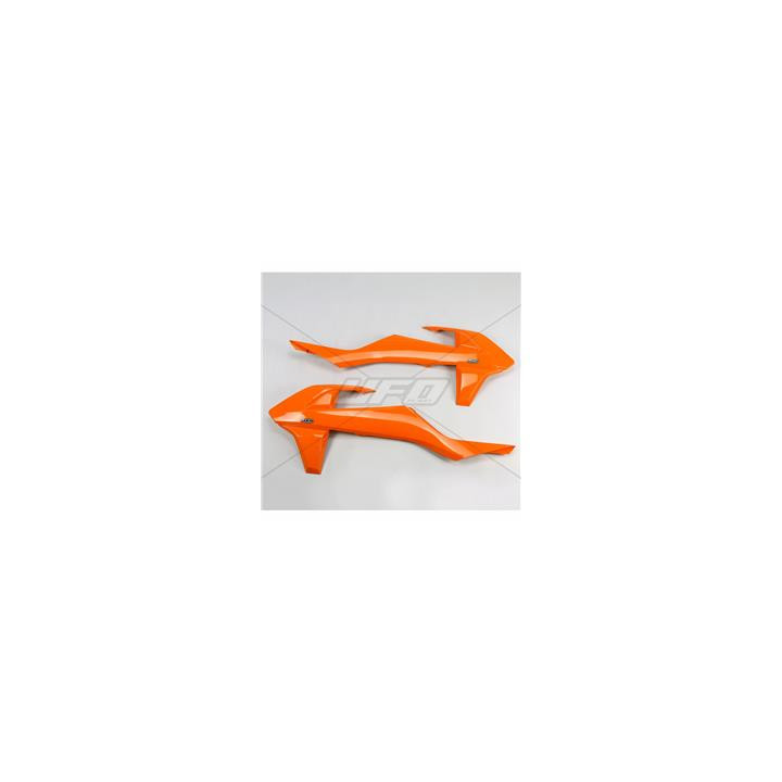 Ouïes de radiateur UFO orange KTM 1087388006 | Oxmoto