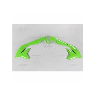 Ouïes de radiateur UFO vert Kawasaki kx450f | Oxmoto