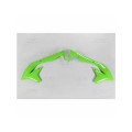 Ouïes de radiateur UFO vert Kawasaki kx450f | Oxmoto