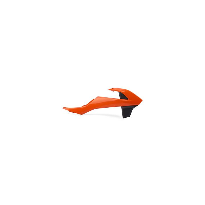 Ouïes de radiateur Polisport couleur origine 16 orange/noir KTM sx65