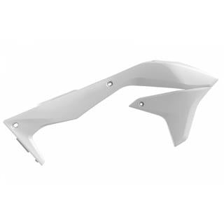 Ouïes de radiateur Polisport blanc Kawasaki kx450f | Oxmoto