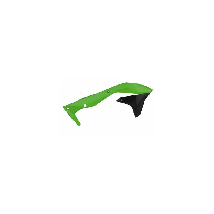 Ouïes de radiateur Polisport couleur origine 16 vert/noir Kawasaki kx450f