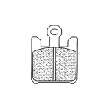 Plaquettes de frein CL BRAKES route métal fritté - 1110XBK5