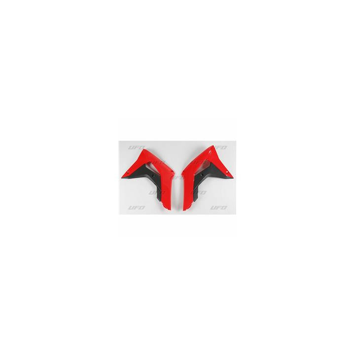 Ouïes de radiateur UFO couleur origine 2017 rouge/noir Honda CRF450R