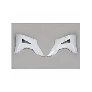 Ouïes de radiateur UFO blanc Honda crf450rx | Oxmoto