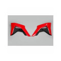 Ouïes de radiateur UFO couleur origine 2017 rouge/noir Honda CRF450RX