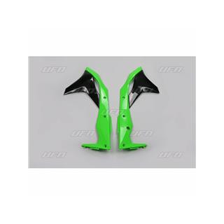 Ouïes de radiateur UFO couleur origine 2017 vert/noir Kawasaki kx250f
