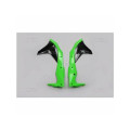 Ouïes de radiateur UFO couleur origine 2017 vert/noir Kawasaki kx250f
