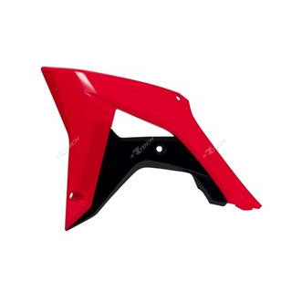Ouïes de radiateur Racetech couleur origine (2017) rouge/noir Honda CRF450R