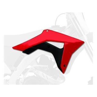 Ouïes de radiateur Polisport couleur origine 17 rouge/noir Honda CRF450R/RX