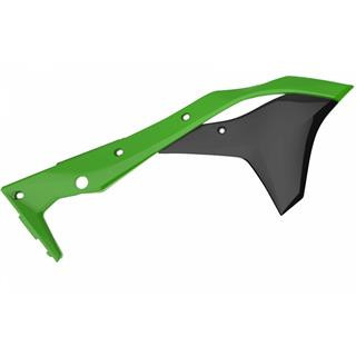Ouïes de radiateur Polisport couleur origine 17 vert/noir Kawasaki KX250F