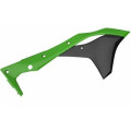 Ouïes de radiateur Polisport couleur origine 17 vert/noir Kawasaki KX250F