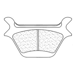 Plaquettes de frein CL BRAKES Route métal fritté - 2370RX3