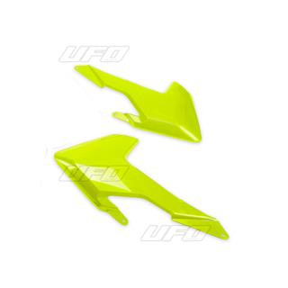 Ouïes de radiateur UFO jaune fluo Husqvarna tc-fc | Oxmoto