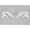Ouïes de radiateur UFO blanc Yamaha yz450f | Oxmoto