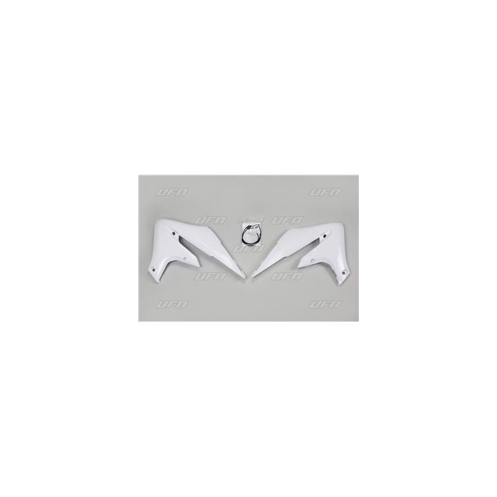 Ouïes de radiateur UFO blanc Yamaha yz450f | Oxmoto