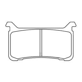 Plaquettes de frein CL BRAKES street métal fritté - 1252A3+