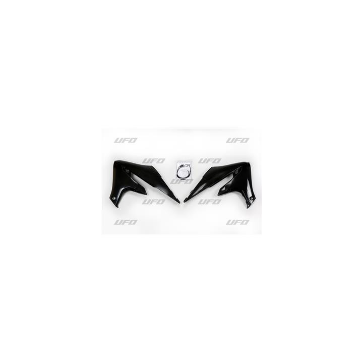 Ouïes de radiateur UFO noir Yamaha YZF450F | Oxmoto