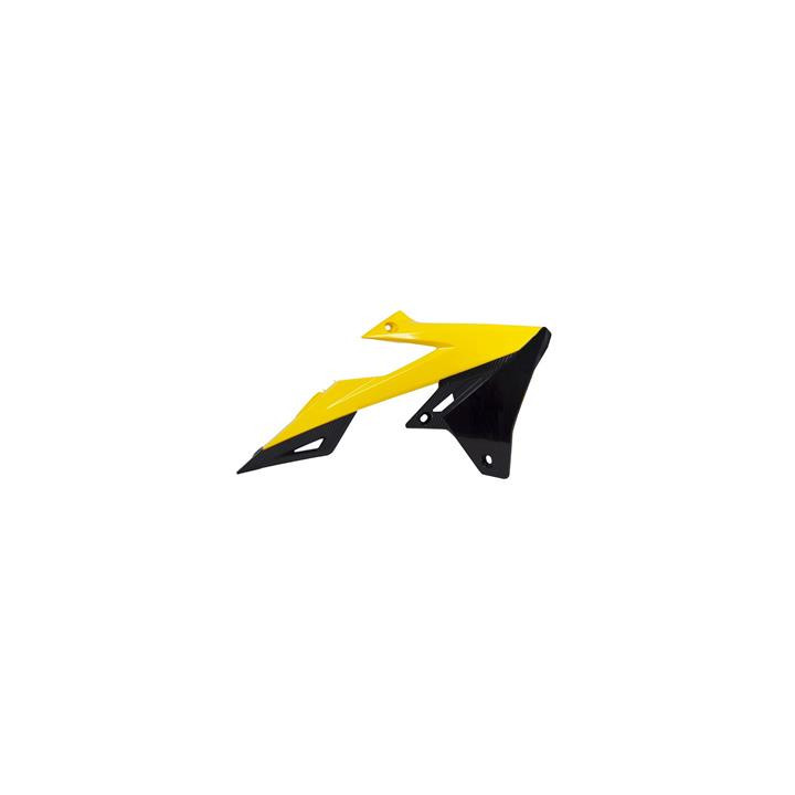 Ouïes de radiateur Racetech jaune/noir Suzuki RM-Z450